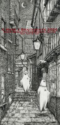 BTS22: Beneath the Sheets, Lady Peckett and the Beheaded King. Ink Line Art Print PRE ORDER