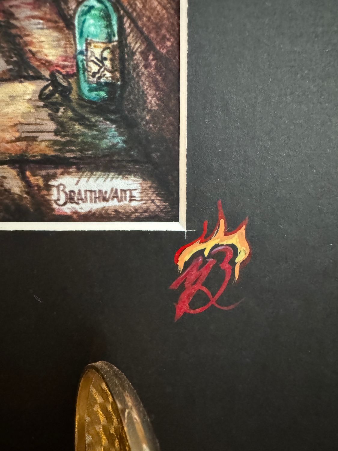 Doomsday Number No 1666: the Fires of Hell Variation, from the  Limited Enchanted Edition, Hand Painted Number 1666 and signature burning in flames!