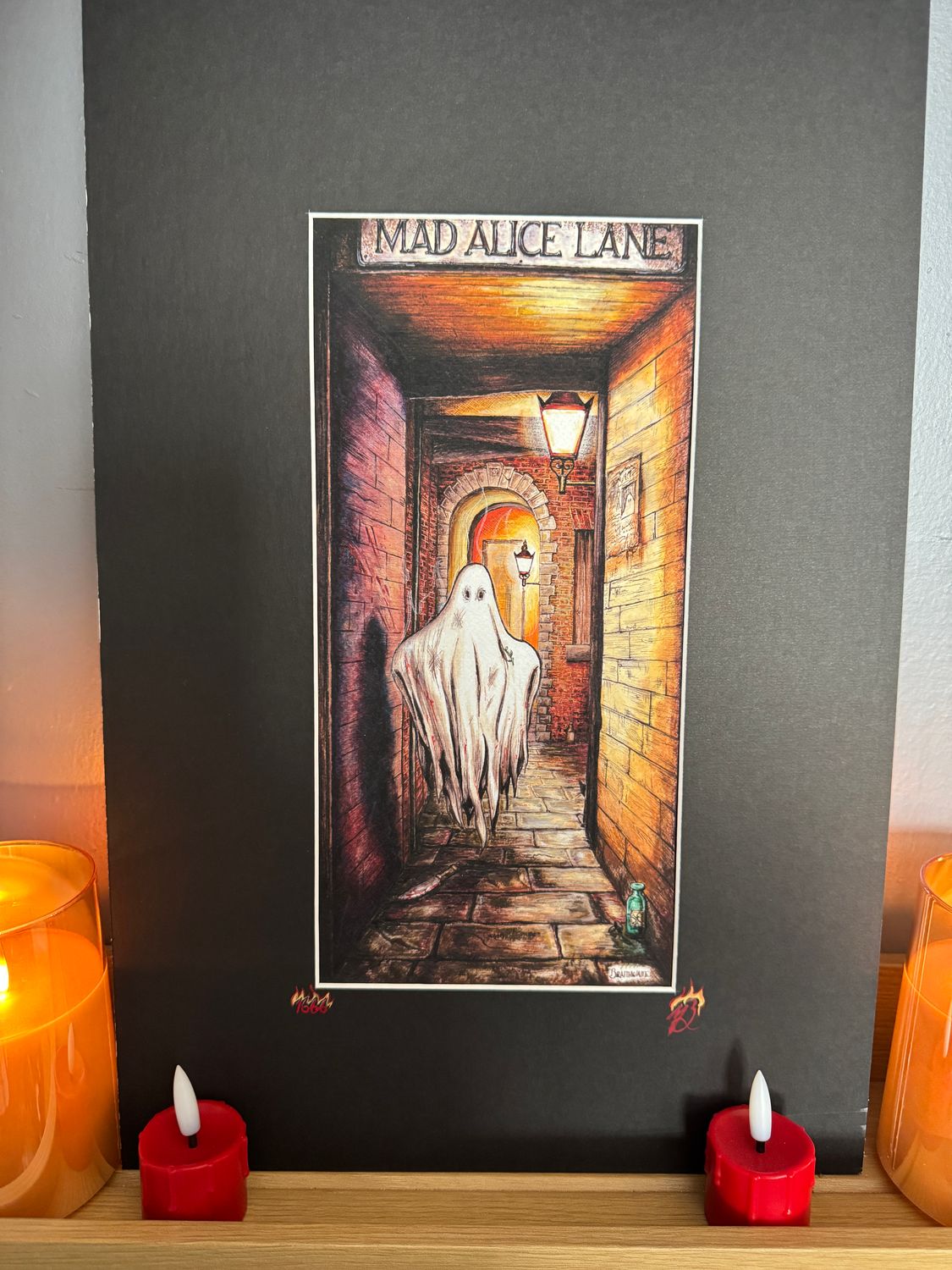 Doomsday Number No 1666: the Fires of Hell Variation, from the  Limited Enchanted Edition, Hand Painted Number 1666 and signature burning in flames!