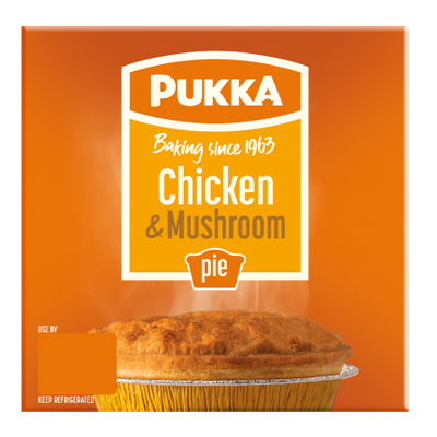 Chicken & Mushroom Pie GOLD TRAY
