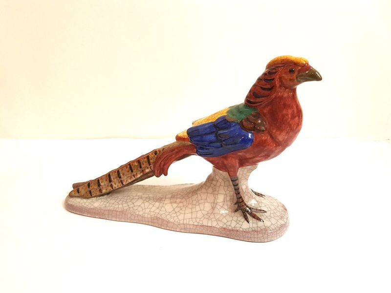 LILLI HUMMEL - KÖNIG MAJOLIKA KARLSRUHE FASAN NR 6389