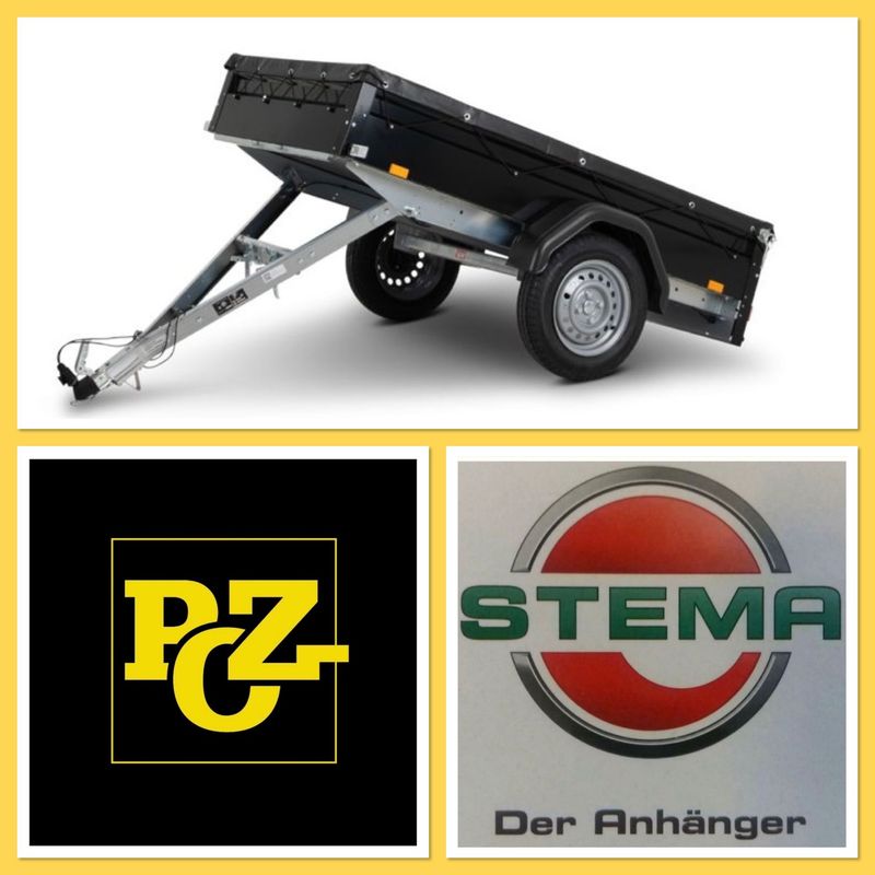 Stema FT, BLACK, mit Kippdeichsel inkl. Flachplane