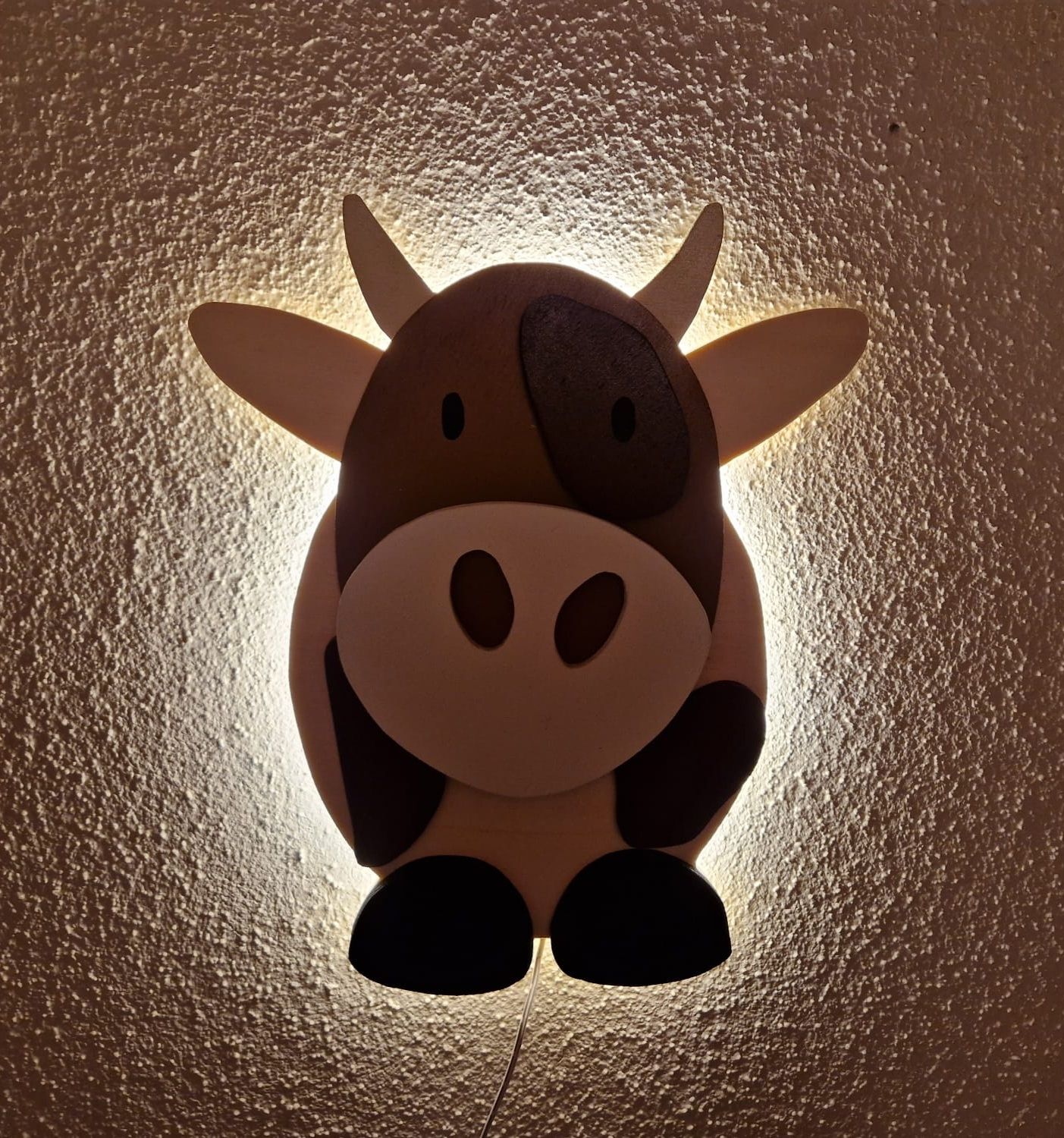 Nachtlicht Kuh