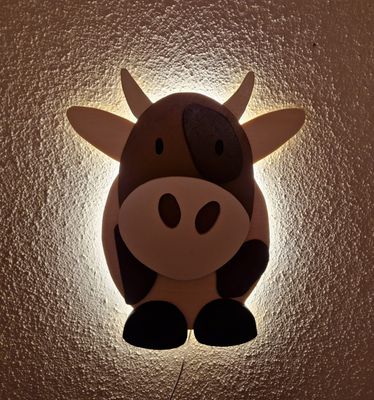 Nachtlicht Kuh