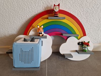 Toniebox Regal Regenbogen