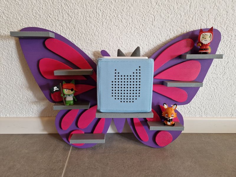 Toniebox Regal Schmetterling
