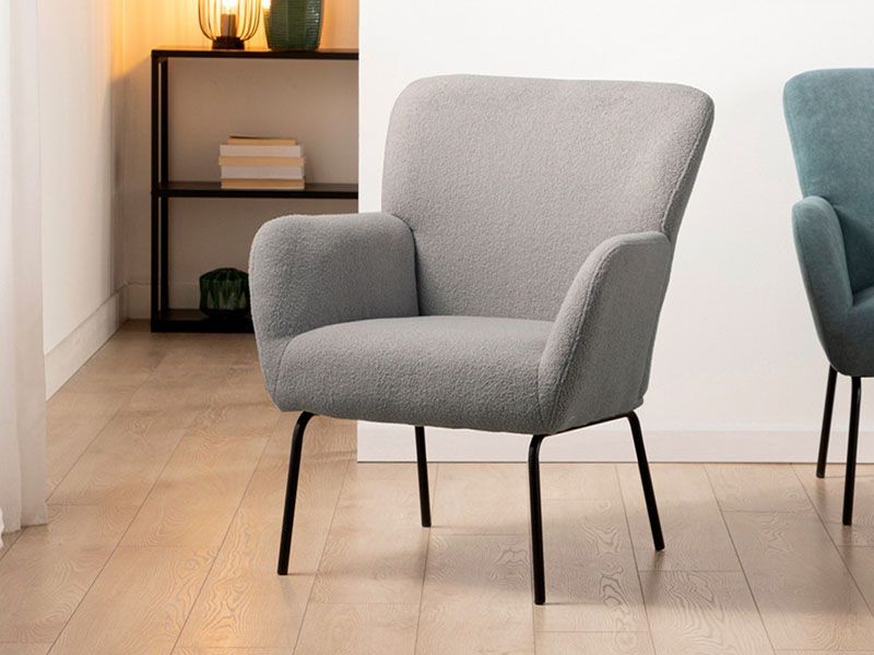 Butaca tapizada en interior y exterior