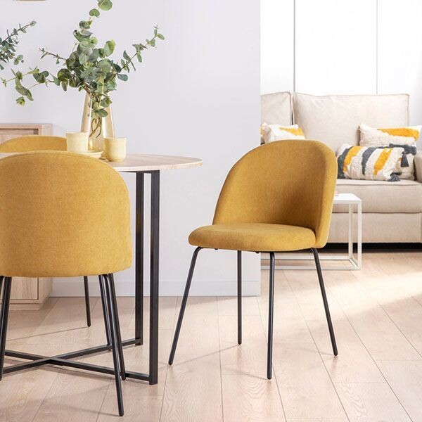 Chair with upholstered base and back