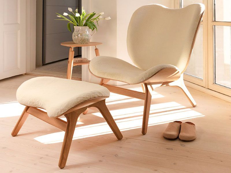 Butaca tapizada en interior