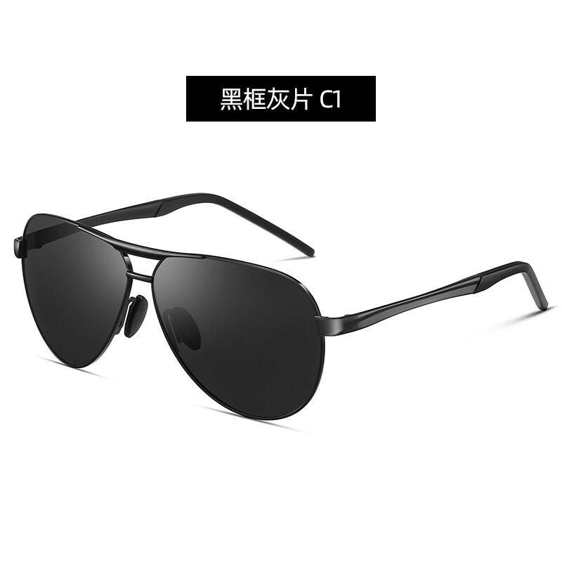 Outdoor Fishing Driving Mirror Metal Polarized Sunglasses Men&#39;s Anti-ultraviolet Classic Aviator Sunglasses