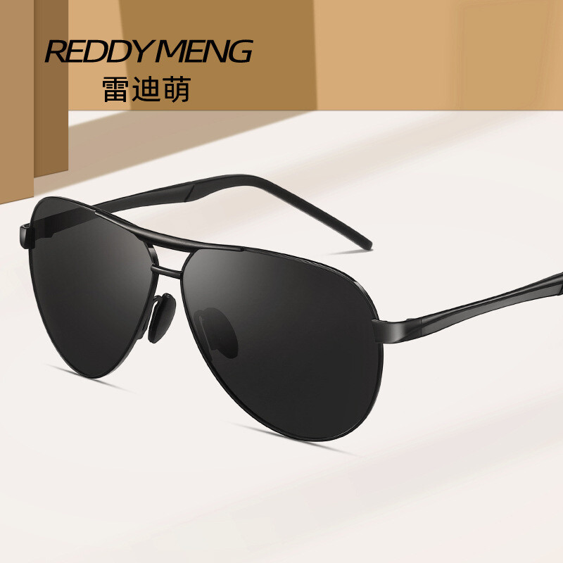 Outdoor Fishing Driving Mirror Metal Polarized Sunglasses Men&#39;s Anti-ultraviolet Classic Aviator Sunglasses