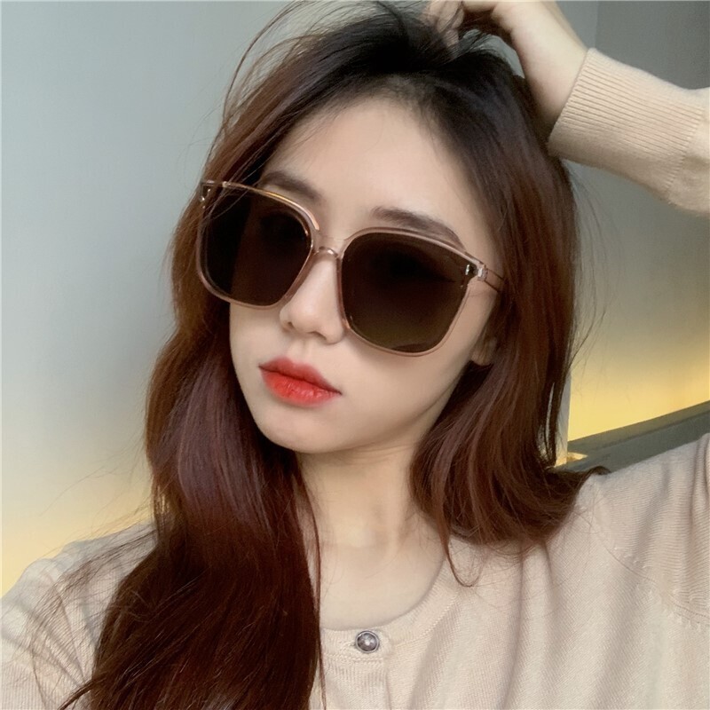 2023 New Sunglasses Women&#39;s Summer Fashion Sunglasses Men&#39;s Ins Little Red Book Sunscreen Advanced Sense Sunshade Glasses