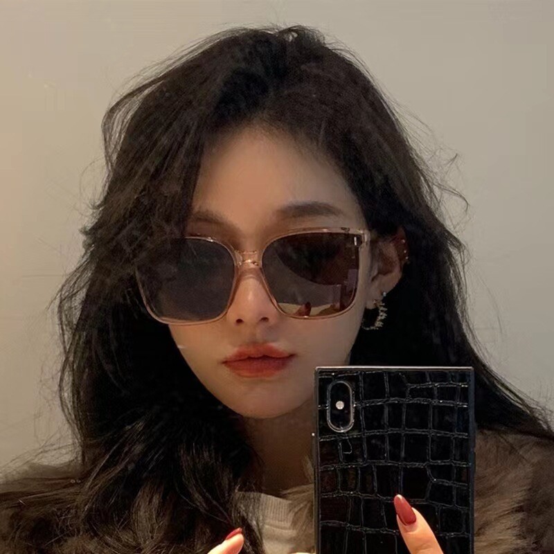 2023 New Sunglasses Women&#39;s Summer Fashion Sunglasses Men&#39;s Ins Little Red Book Sunscreen Advanced Sense Sunshade Glasses