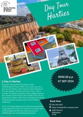 Harties Day Tour 07 September 2024