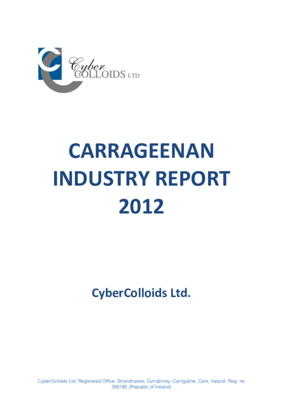 Carrageenan Report 2012