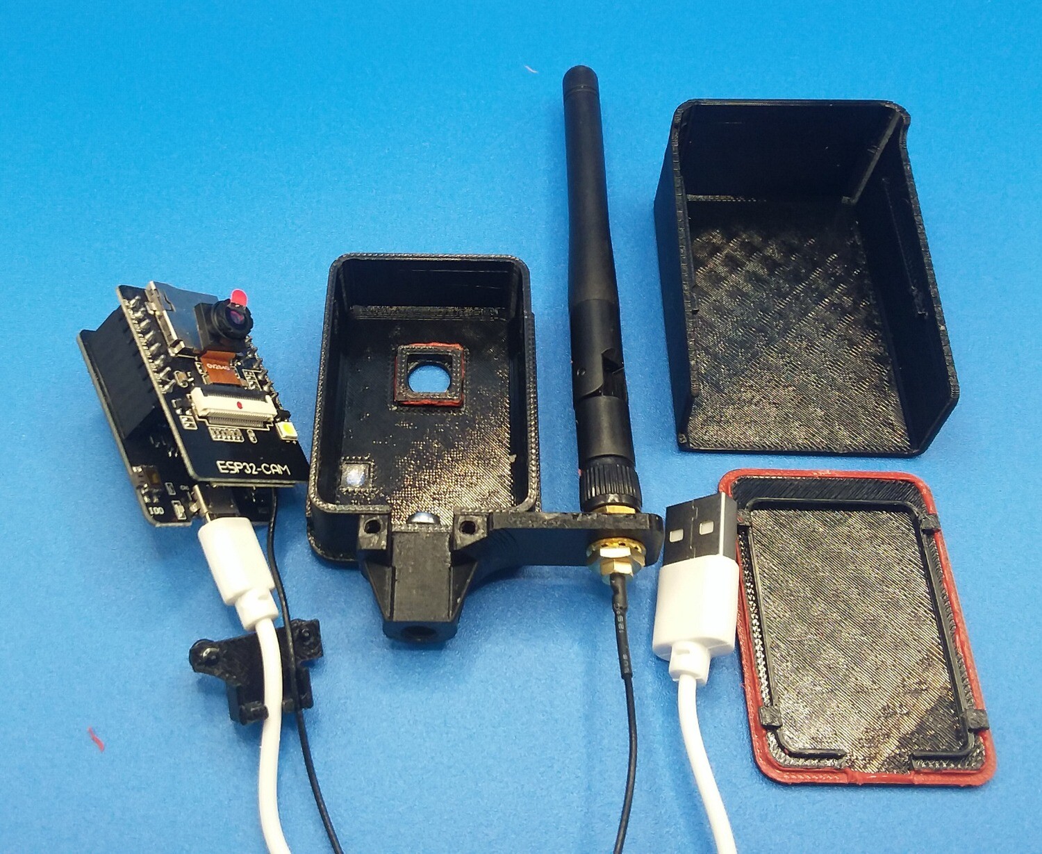 Case stampato in 3D PETG per la webcam ESP32Cam