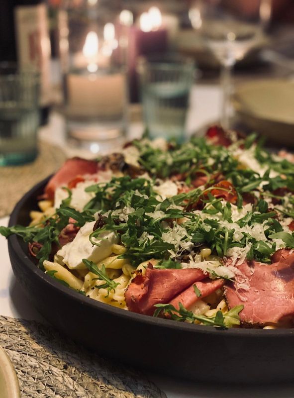 Strozzapreti Pastrami (koud)