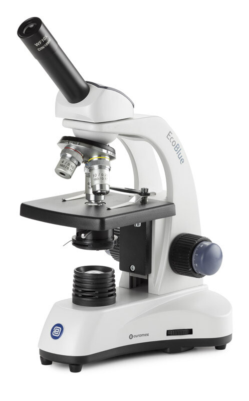 EcoBlue EC.1001‑P‑HLED‑S Monoculair met 4x/10x/S40x objectieven, polarisatie, zonder kruistafel