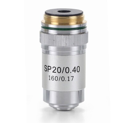 Semi plan achromatich DIN 20x N.A. 0,40 objectief