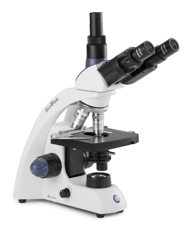 BioBlue BB.4253 Trioculair met 4x/10x/40x/S100x objectieven, met kruistafel