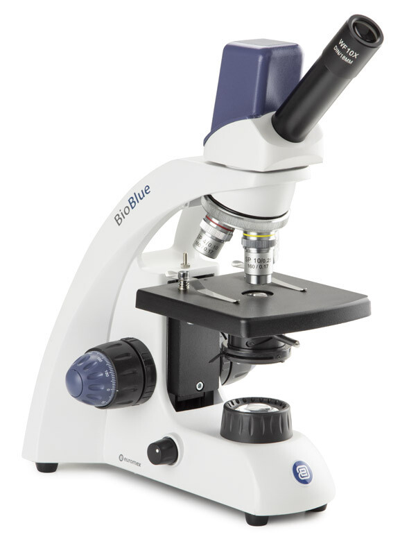 BioBlue BB.4205 Digitaal Monoculair met 4x/10x/S40x objectieven, zonder kruistafel