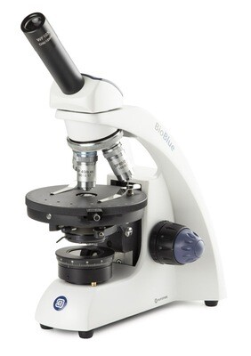 BioBlue BB.4250‑P‑HLED Monoculair met 4x/10x/S40x/S100x objectieven, polarisatie, zonder kruistafel