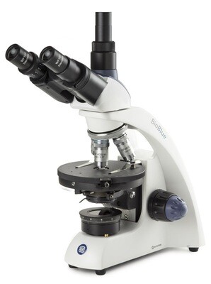 BioBlue BB.4243‑P‑HLED Trioculair met 4x/10x/S40x/S60x objectieven, polarisatie, zonder kruistafel