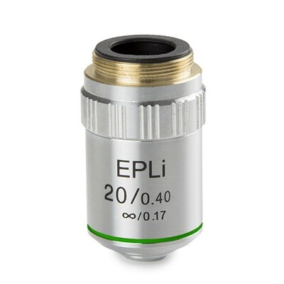 E-plan EPLi 20x/0,40 ineindig gecorrigeerd IOS objectief. Werkafstand 2,61 mm