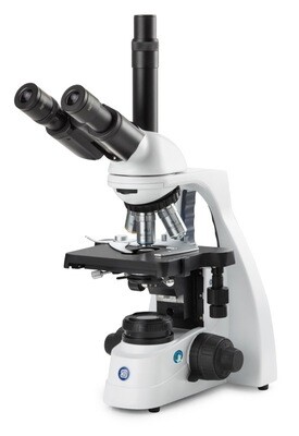 bScope BS.1153‑PLi  voor helderveld. Trioculair met HWF 10x/20 mm oculairs en Vijfvoudige revolver Plan IOS 4/10/S40S100x