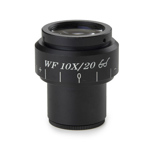 Groothoek WF 10x/22 mm micrometer oculair met focusseerbare lens, Ø 30mm tubus