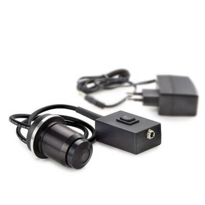 cardio�de-spiegel olie-immersie condensor met ge�ntegreerde 5 W NeoLED�-verlichting en externe 100-240 V netadapter