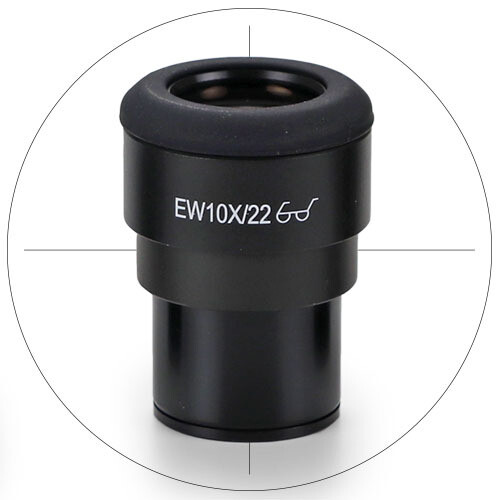 EWF 10x/22 mm oculair met kruisdraad, Ø 30 mm tubus