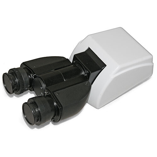 Ergonomische binoculaire kantelbare kop 5 tot 35�. Produceert rechtopstaand beeld. Voor iScope oneindig gecorrigeerde optische systemen