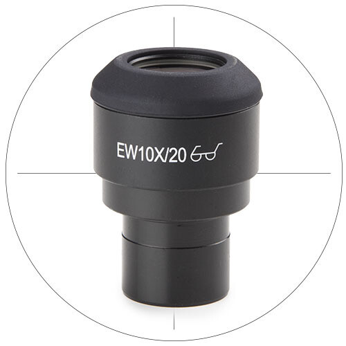 EWF 10x/20 mm oculair met kruisdraad, Ø 23,2 mm tubus