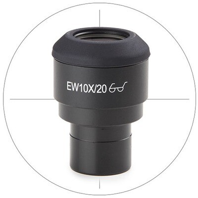 EWF 10x/20 mm oculair met kruisdraad, Ø 23,2 mm tubus