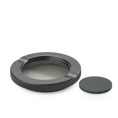Polarisatiefilter voor bevestiging onder de kop van de iScope