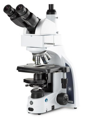 iScope IS.1159‑PLPHi Bioculair voor fasecontrast met Plan fase IOS objectieven, Rackless kruistafel en Foto-opzet  (oneindig - ergonomisch kantelbare kop)