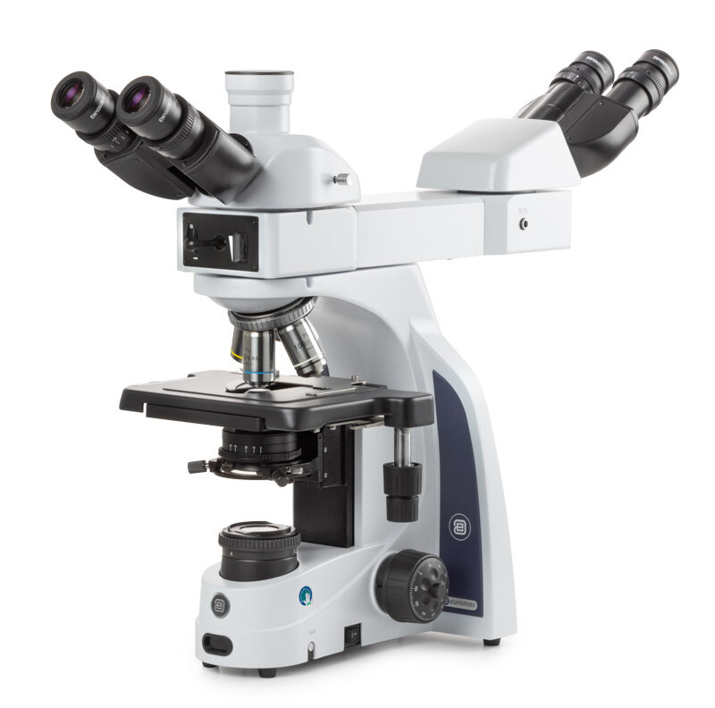 iScope IS.1154‑PLi/T Bioculair met Plan IOS objectieven en Rackless kruistafel (face-to-face duokop-systeem)