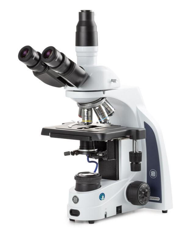 iScope IS.1153‑EPL/DF Trioculair met E-plan objectieven en Rackless kruistafel (donkerveld-contrast-toepassing)