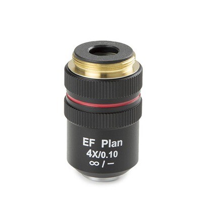 Oneindig gecorrigeerd semi plan SMP 4x/0,10 IOS objectief. Werkafstand 21 mm