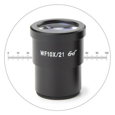 HWF 10x/21 mm oculair met micrometer