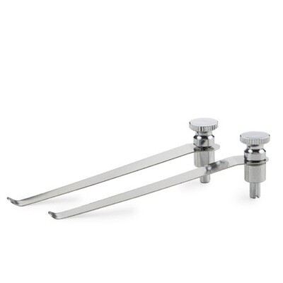 Paar objectklemmen voor tafel