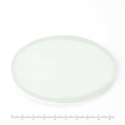 Standaard glazen objectplaat, mat