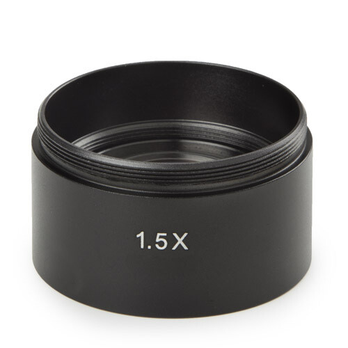 Voorzetlens 1,5x. Werkafstand 45 mm