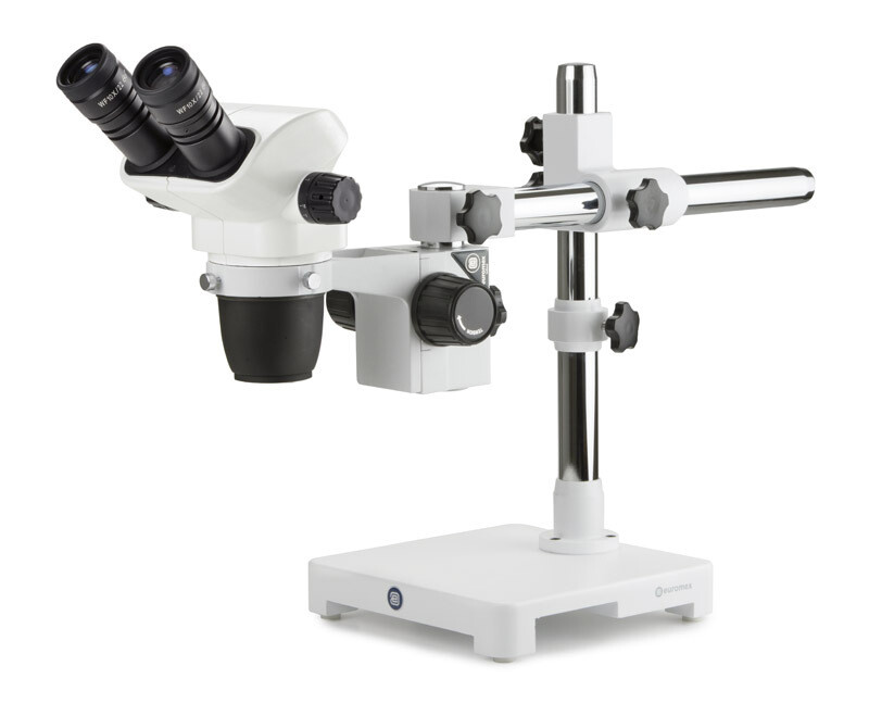 NexiusZoom NZ.1902‑U Stereomicroscoop Bioculair met WF10x/22mm Oculair en Eenarmig zwenkarmstatief