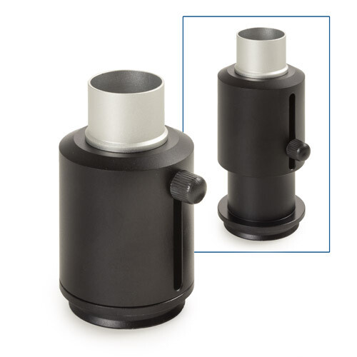 Standaard 23,2 mm buis voor 31 mm diameter fotopoort van Oxion rechtopstaande (revisie 2) microscopen en voor alle Oxion Inverso omgekeerde microscopen