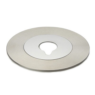 Metalen objectplaat met opening voor Oxion Inverso omkeermicroscopen
