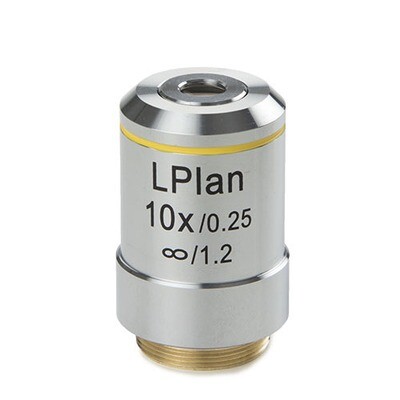 Lange werkafstand plan 20x/0,40 IOS objectief, gecorrigeerd voor 1 mm dikte. WA 6,92 mm