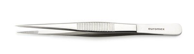 Anatomisch pincet 130 mm met spitse punten. RVS