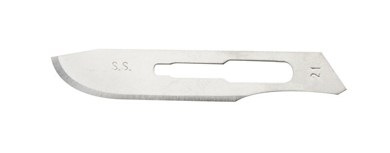 Scalpelmesjes stompe punt verpakt per 5 stuks. Voor PB.5094